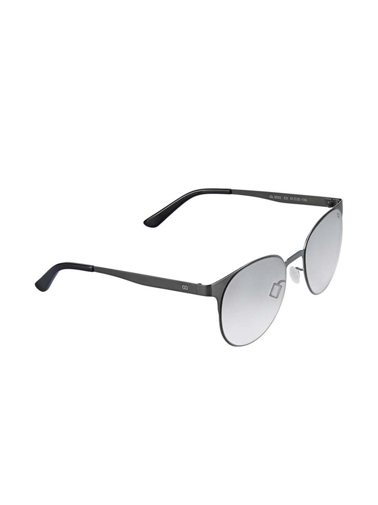 Gio Collection GL5033C03 Grey Round Sunglasses