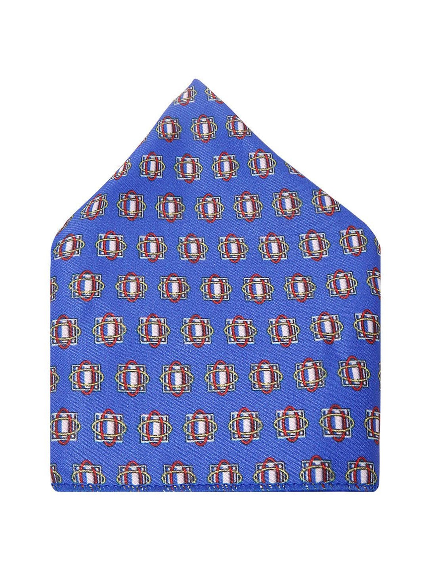 Louis Stitch Blue Printed Necktie Gift Set - Set of 3