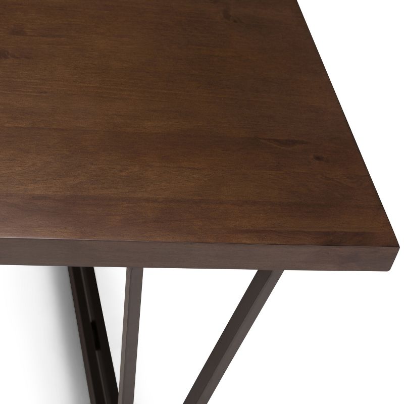 50" Travis Solid Wood Coffee Table Natural Aged Brown - WyndenHall