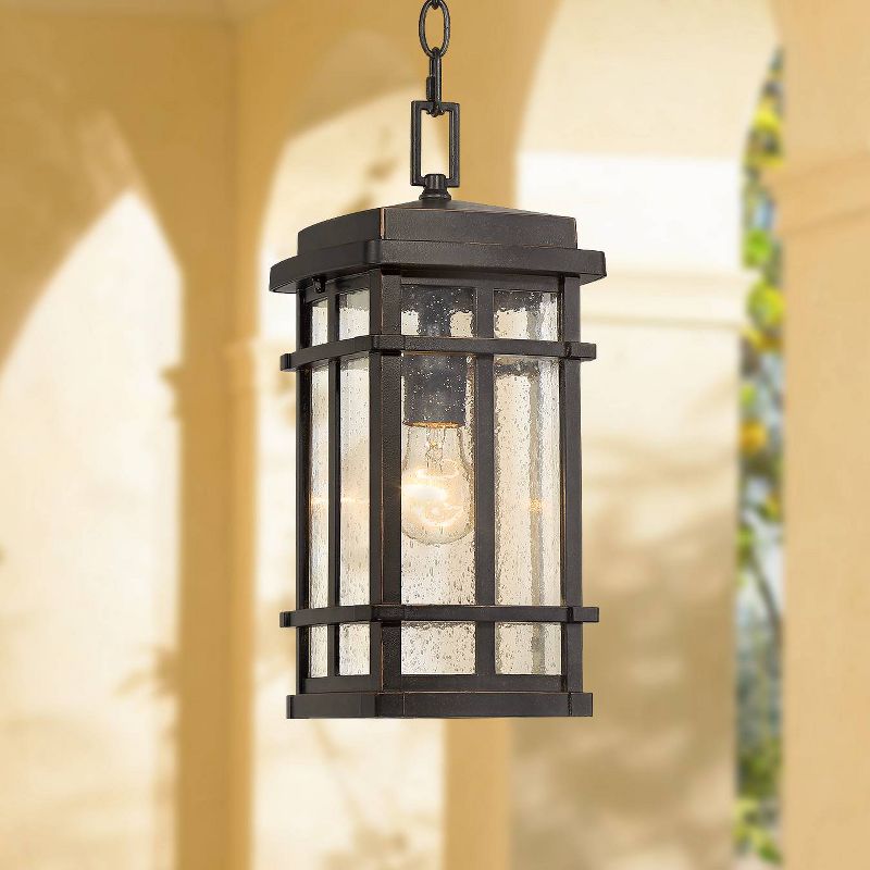 Bel Air Lighting Outdoor Hanging Pendant Black