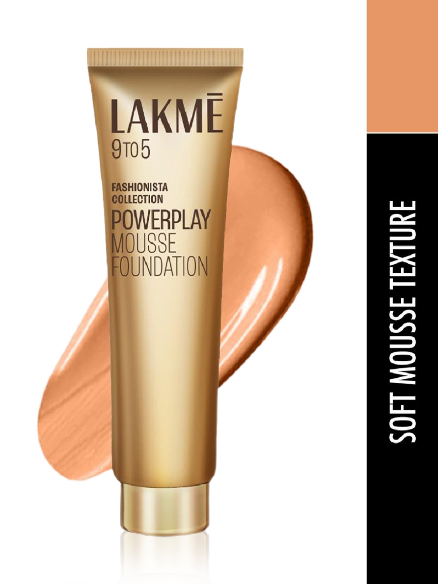 Lakme 9To5 Powerplay Mousse Foundation Rose Ivory - 25 gm