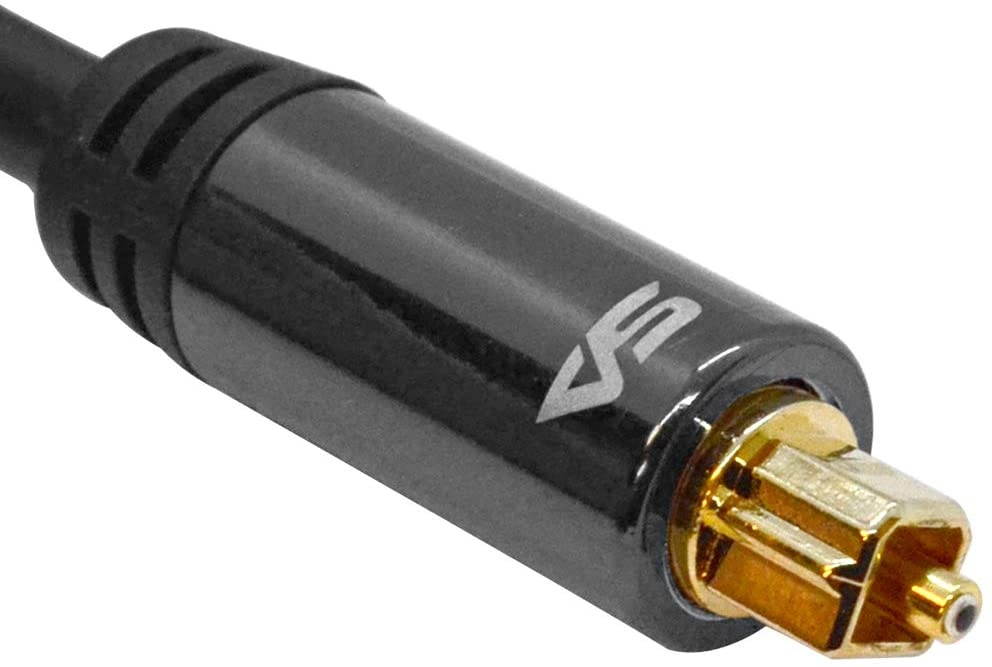 Seismic Audio - SA-DOAC01-6 - 6 Foot Optical Digital Audio Fiber Optic Toslink Male Cable - Premium Optical Cord for Gaming Systems and HD Audio