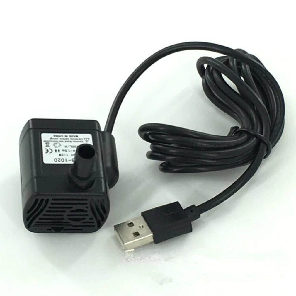 USB-1020 Micro Submersible Pump DC3.5V-9V 3W Aquarium Fish Tank Fountain Pond water Pump For Garden Fish Pond