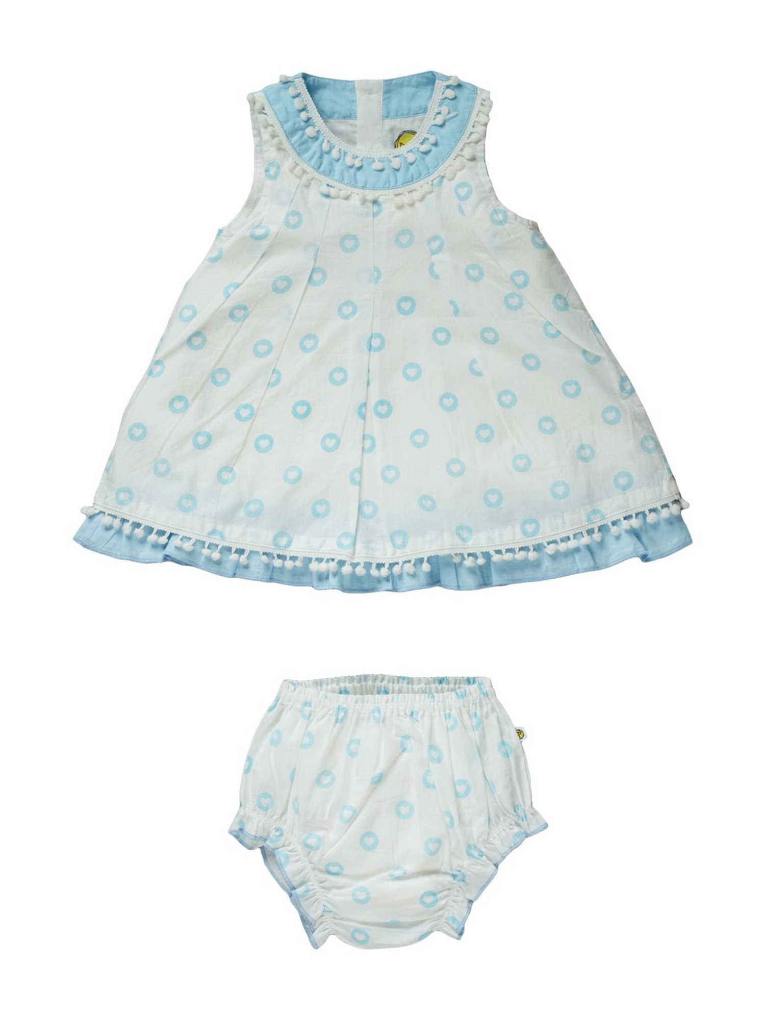 Ed-a-Mamma Baby Multicolor Printed Dress (Pack Of 2)