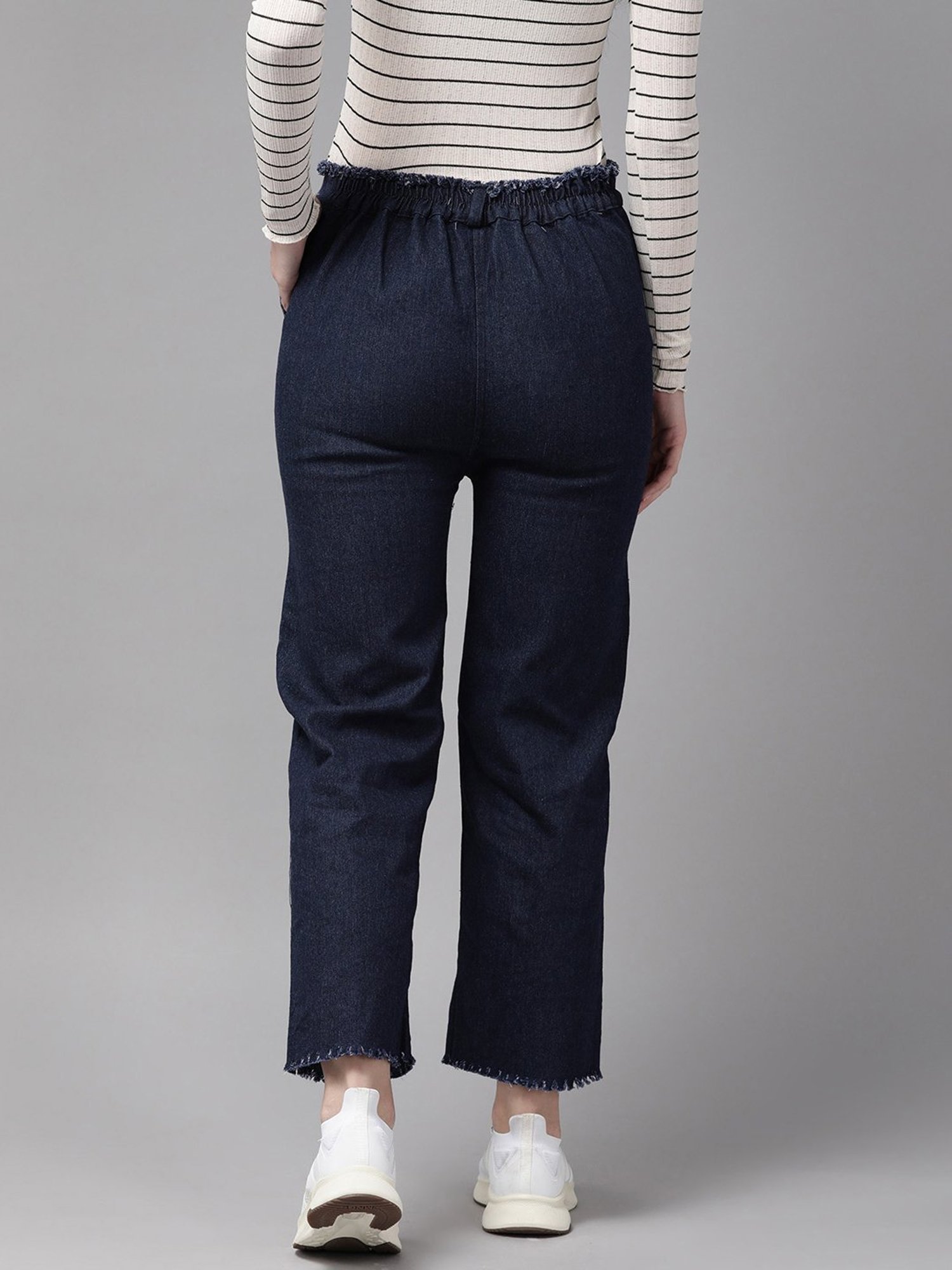 Aarika Navy High Rise Jeans