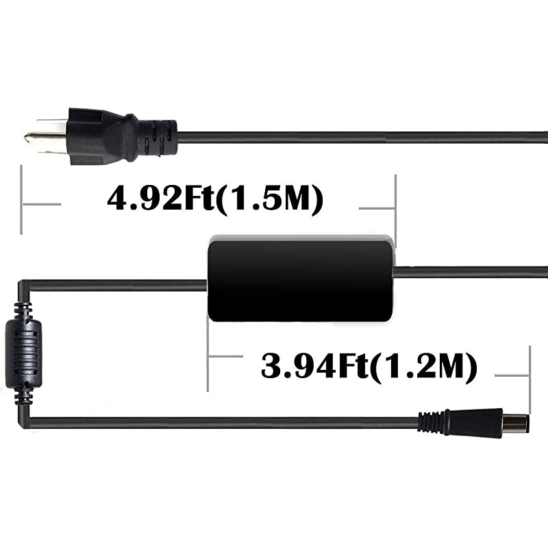 Adapter Power Cord for HP UltraSlim Docking Station 2013 US D9Y32AA D9Y32AAABA D9Y32UTABA D9Y19AV D9Y19AVABA HSTNNIX10 Slimline 260a000 Series 260a114 260a020 V8P15AA TPCW033SF 260A010