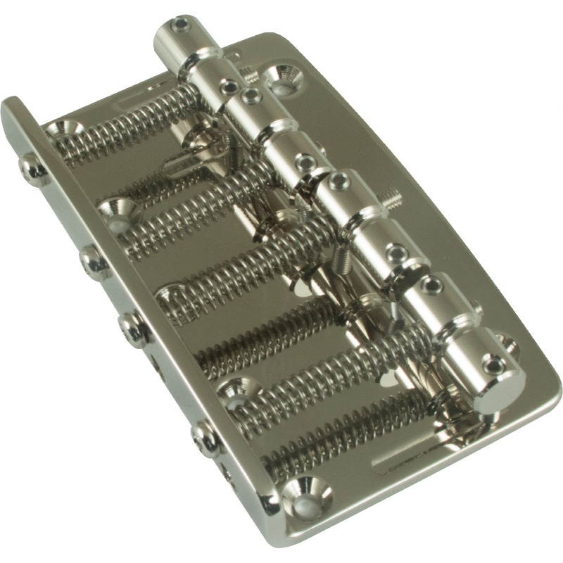 Bridge, Gotoh, Vintage Style, for Bass Guitar, 4-String, Color: Nickel