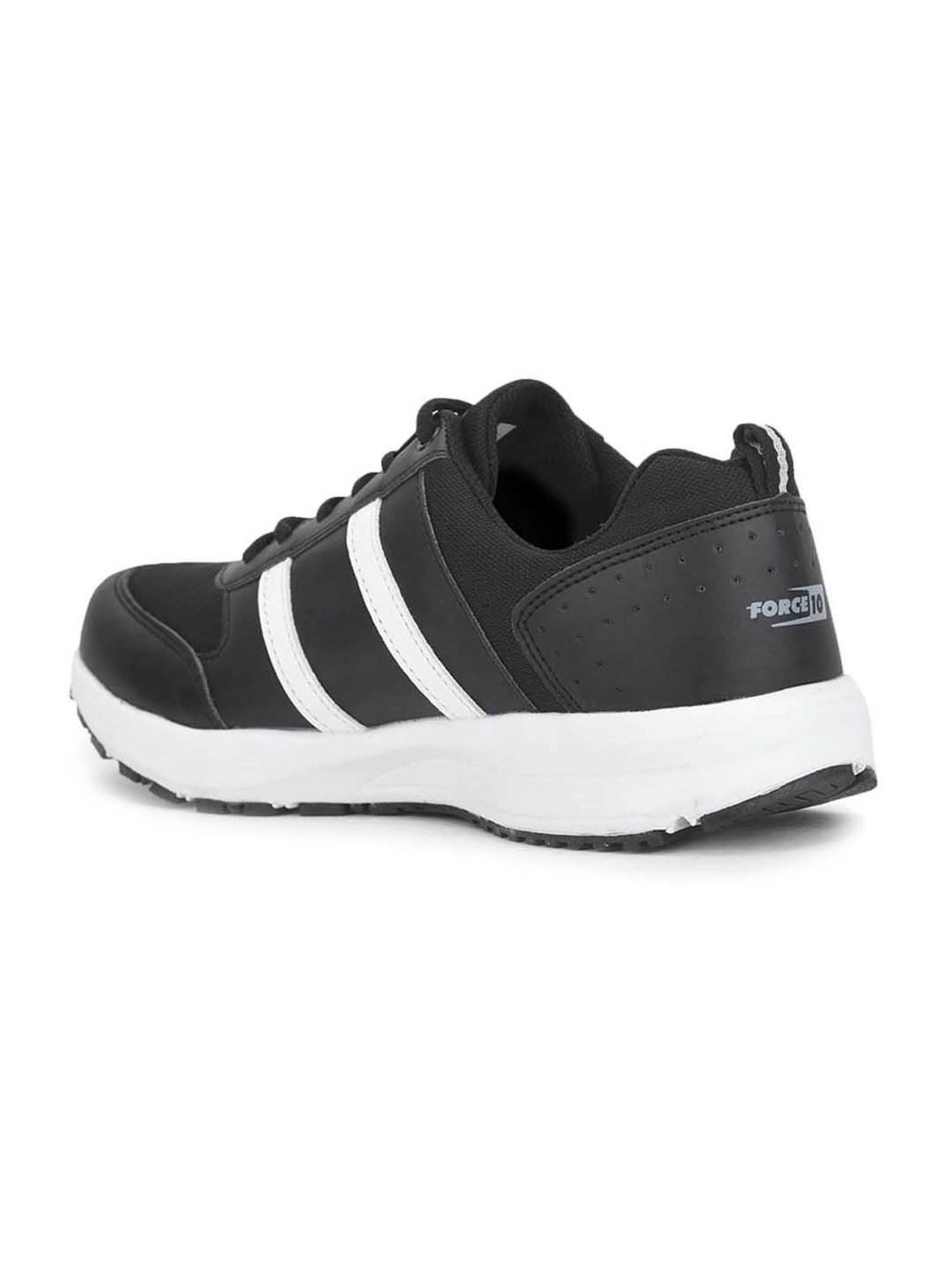 Force 10 by Liberty Men's Black Running Shoes