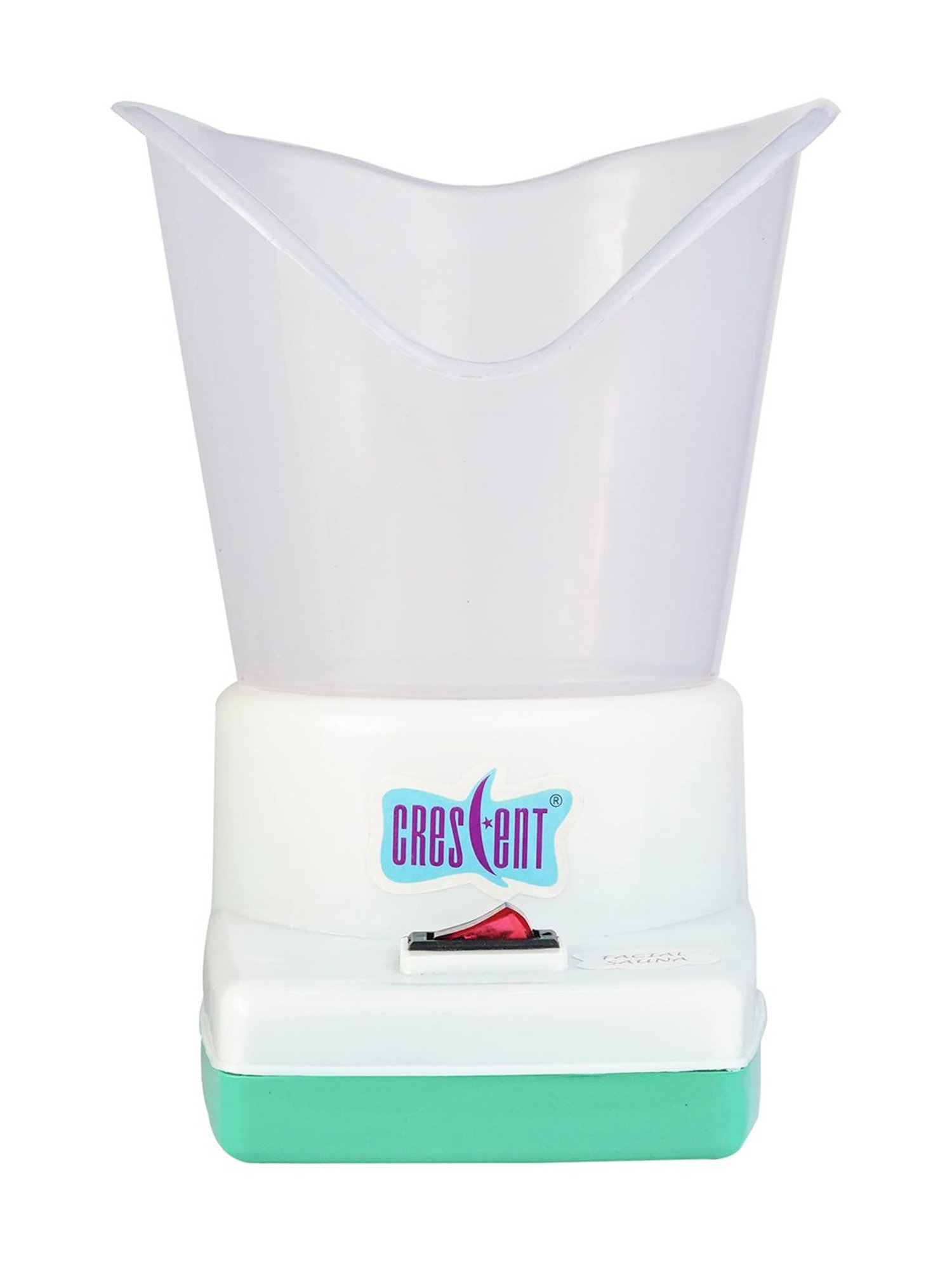 Crescent Sauna 4 way action Facial Steamer, Vaporizer (White)