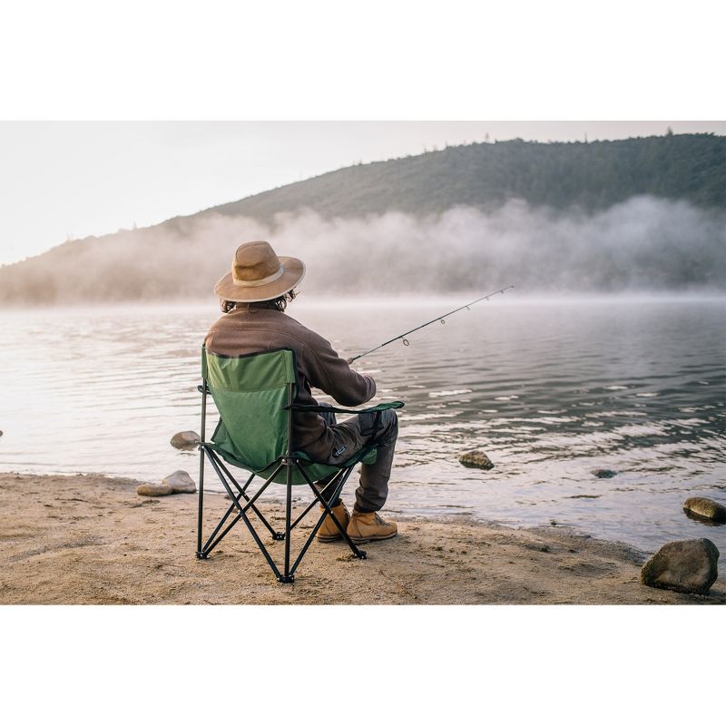 TravelChair 589 C Series Rider Foldable Portable Lightweight Outdoor Camping Chair with Carry Bag, Green