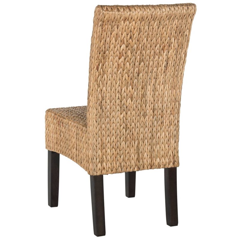 Set of 2 Luz Wicker Dining Chair Natural - Safavieh