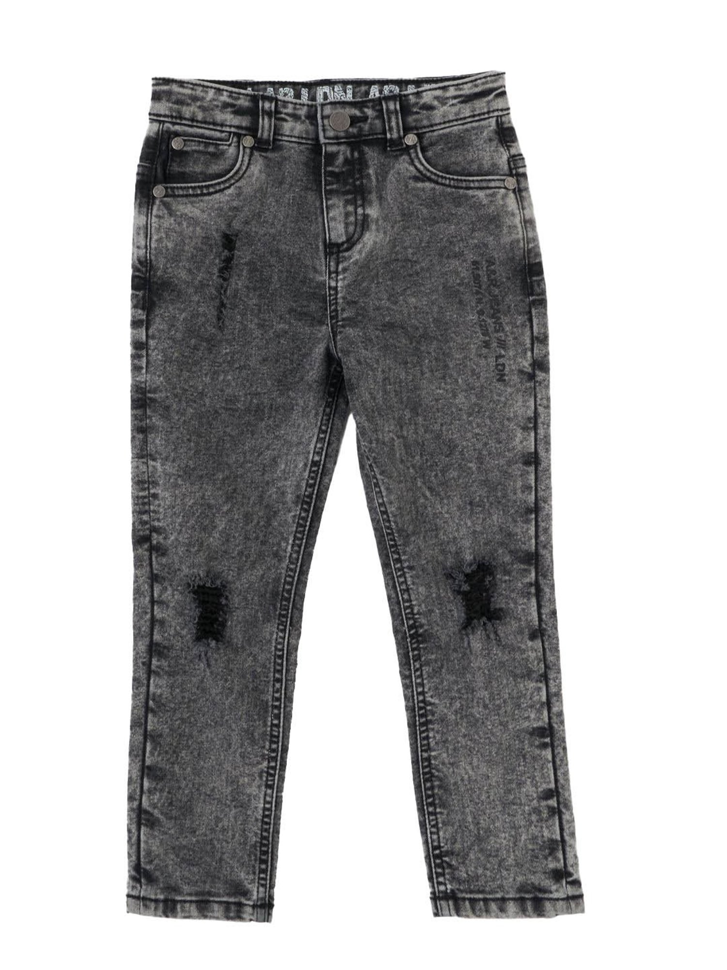 Pepe Jeans Boys Dark Blue Solid Jeans