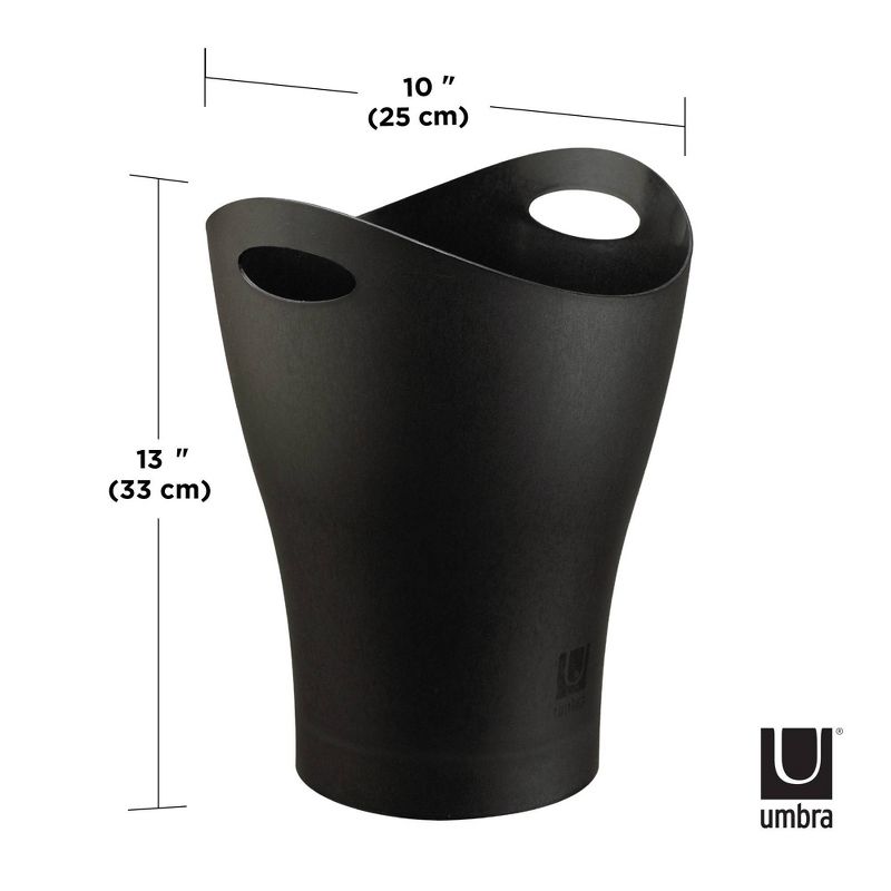 Umbra 2.2gal Garbino Indoor Trash Can Black
