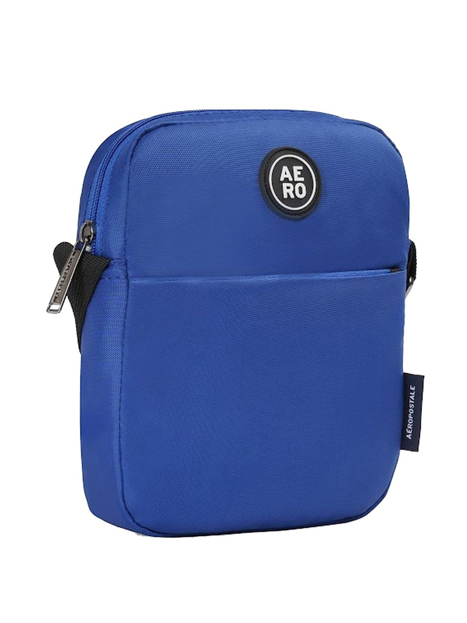 Aeropostale Eren Electric Blue Polyester Printed Cross Body Bag