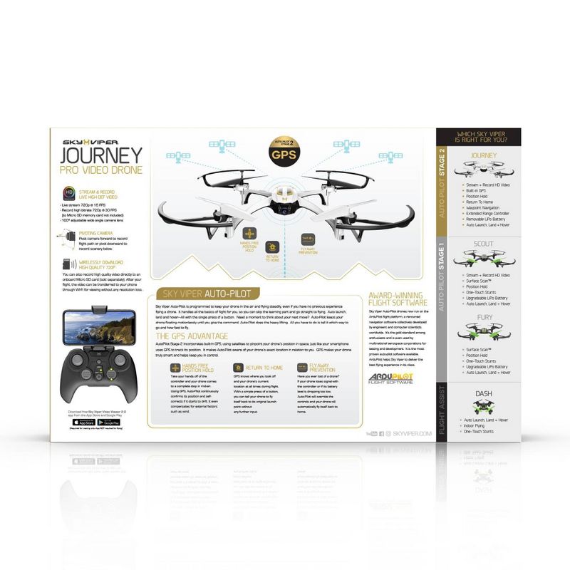 Sky Viper Journey Pro Video GPS Drone V2700