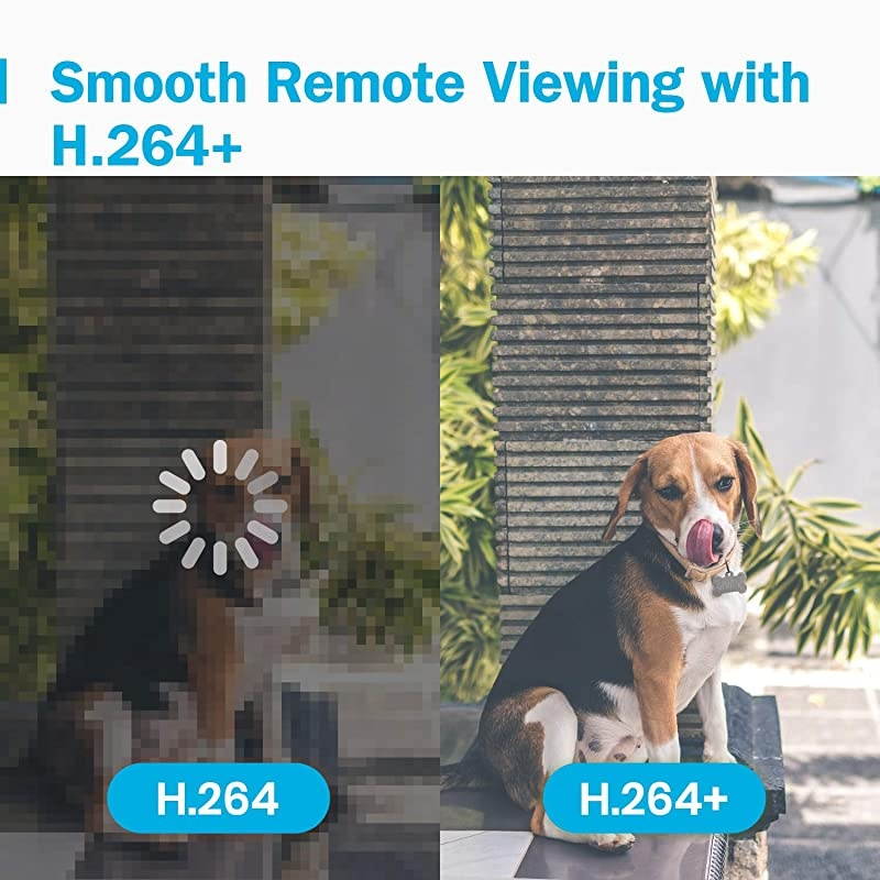 5MP Lite Security Camera System Outdoor 8 Channel H.265+ DVR and 8X1920TVL IP66 Weatherproof Home CCTV Cameras, Smart Playback, Instant Email Alert with Images, 1TB Hard Drive - E200