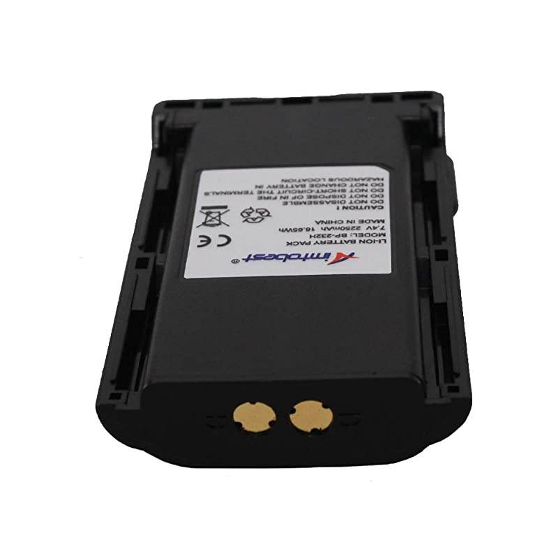 2250mAh Liion Battery Compatible for ICOM ICF3011 ICF4011 ICF3021 ICF4021 ICF3161 ICF4161 ICA14 ICF24 ICF33 ICF43 BP232N BP231 BP230N