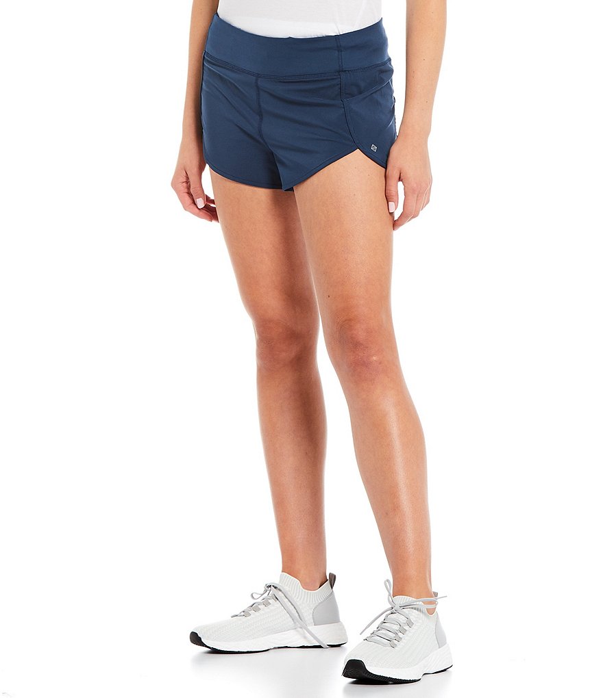 Antonio Melani Motion 4-Way Stretch Back Zipper Pocket Moisture Wicking Shorts