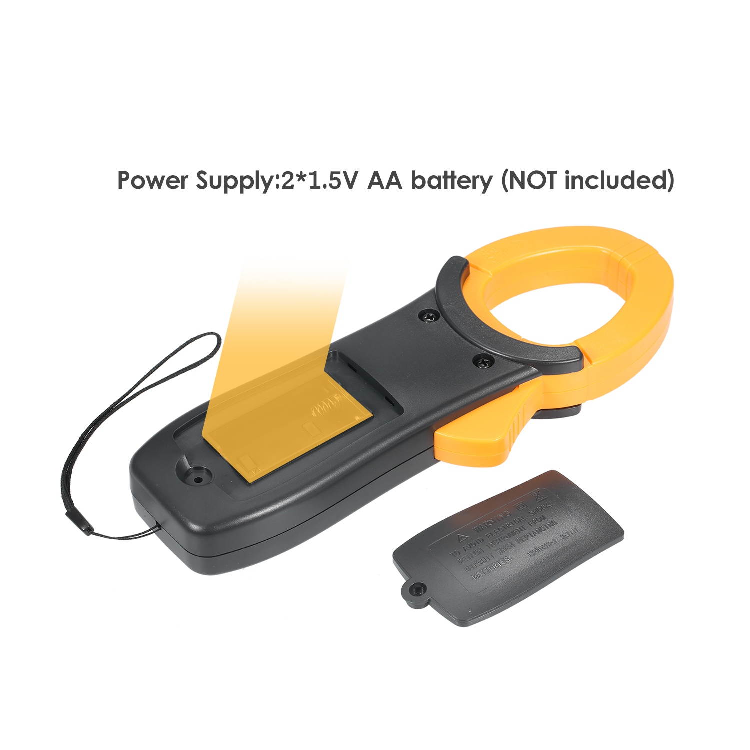 NJTY 826D 1000A AC Clamp Meter Auto Range 6000 Counts 1.9-inch LCD Digital AC True RMS NCV Clamp Type Universal Meter Multipurpose for Measuring DC/AC Current DC/AC Voltage Temperature Resistance