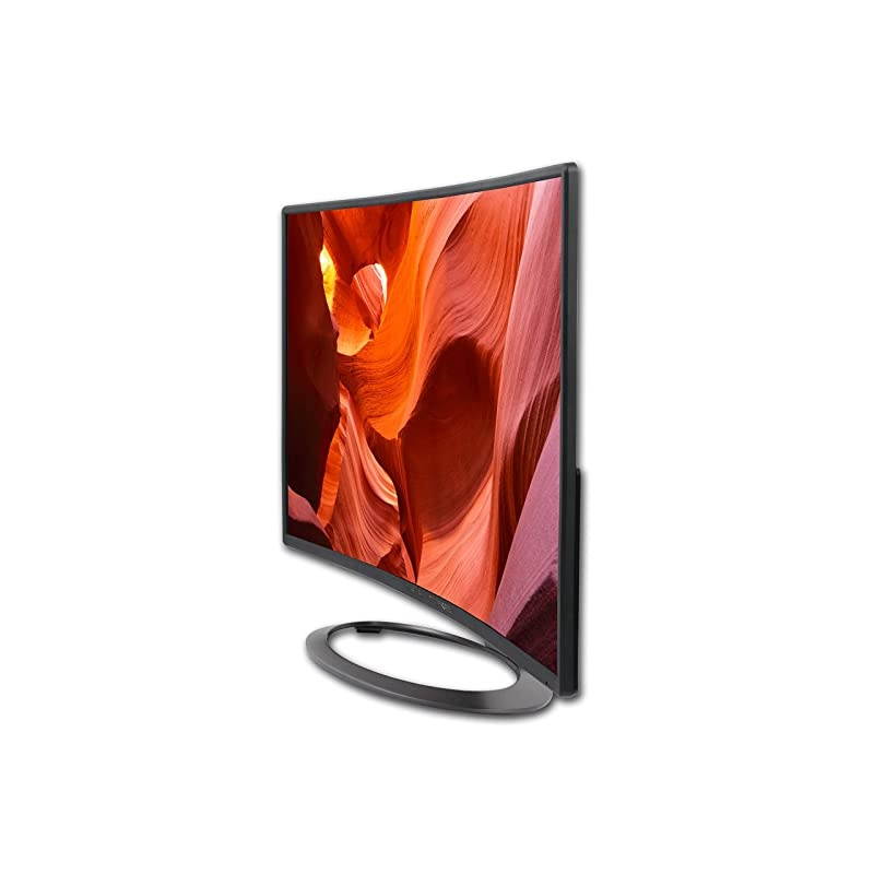 27" Curved 75Hz LED Monitor Full HD 1080P HDMI DisplayPort VGA Speakers, Ultra Thin Brushed Metal, 1800R Immersive Curvature (C275W-1920R)