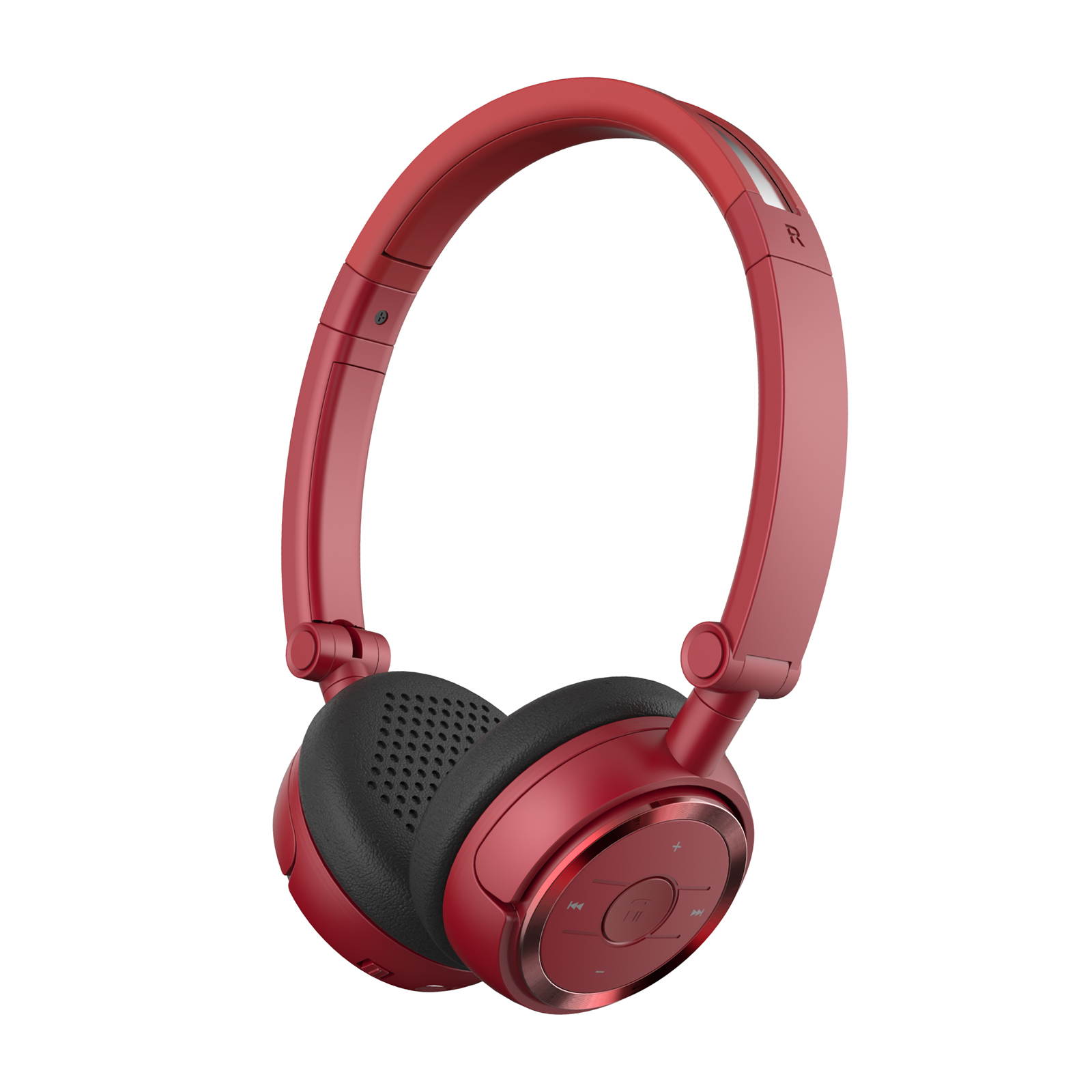 Edifier W675BT On-ear Bluetooth v4.1 Headphones Foldable with NFC Connect 40mm Drivers - Red
