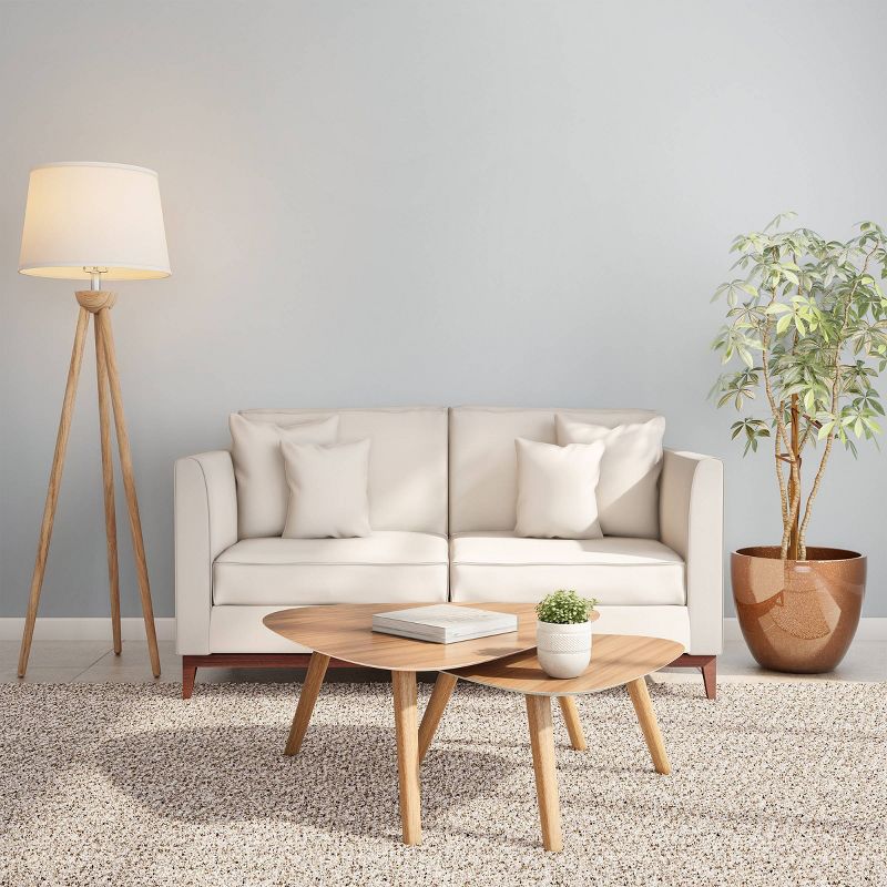 Tripod Floor Lamp-Modern Wood