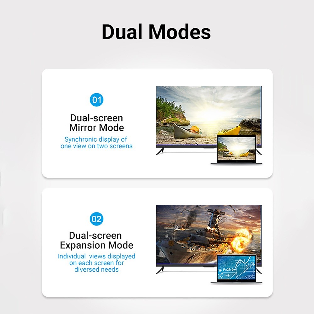 Vention VGA Cable 3+6 VGA Male to Male Cable with HD 1080P Pure Copper Conductor Dual Ferrite Cores for PC Projector 10m