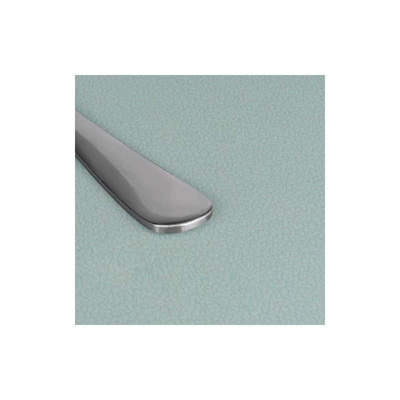 Large Silicone Placemats for Dining Kitchen, Heat-Resistant Table Mats, Kitchen Countertop Protector, Non-Slip Flexible Washable Dining Mats (Set of 4, Light Blue)