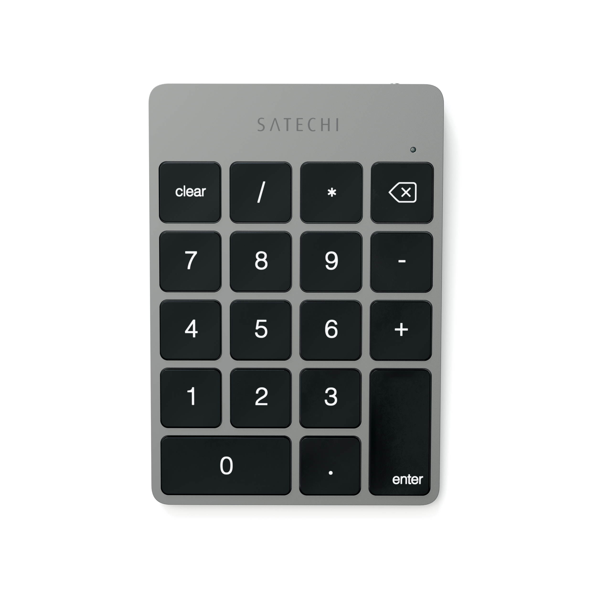 Satechi Slim Aluminum Bluetooth Wireless 18-Key Keypad Keyboard Extension - Compatible with 2017 iMac, iMac Pro, MacBook Pro, MacBook, iPad, iPhone, Dell, Lenovo and More