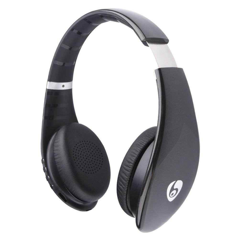 OVLENG MX555 Bluetooth 4.1 Headphones Wireless Stereo Noise Isolating Headset with Microphone for All Audio Devices - Black