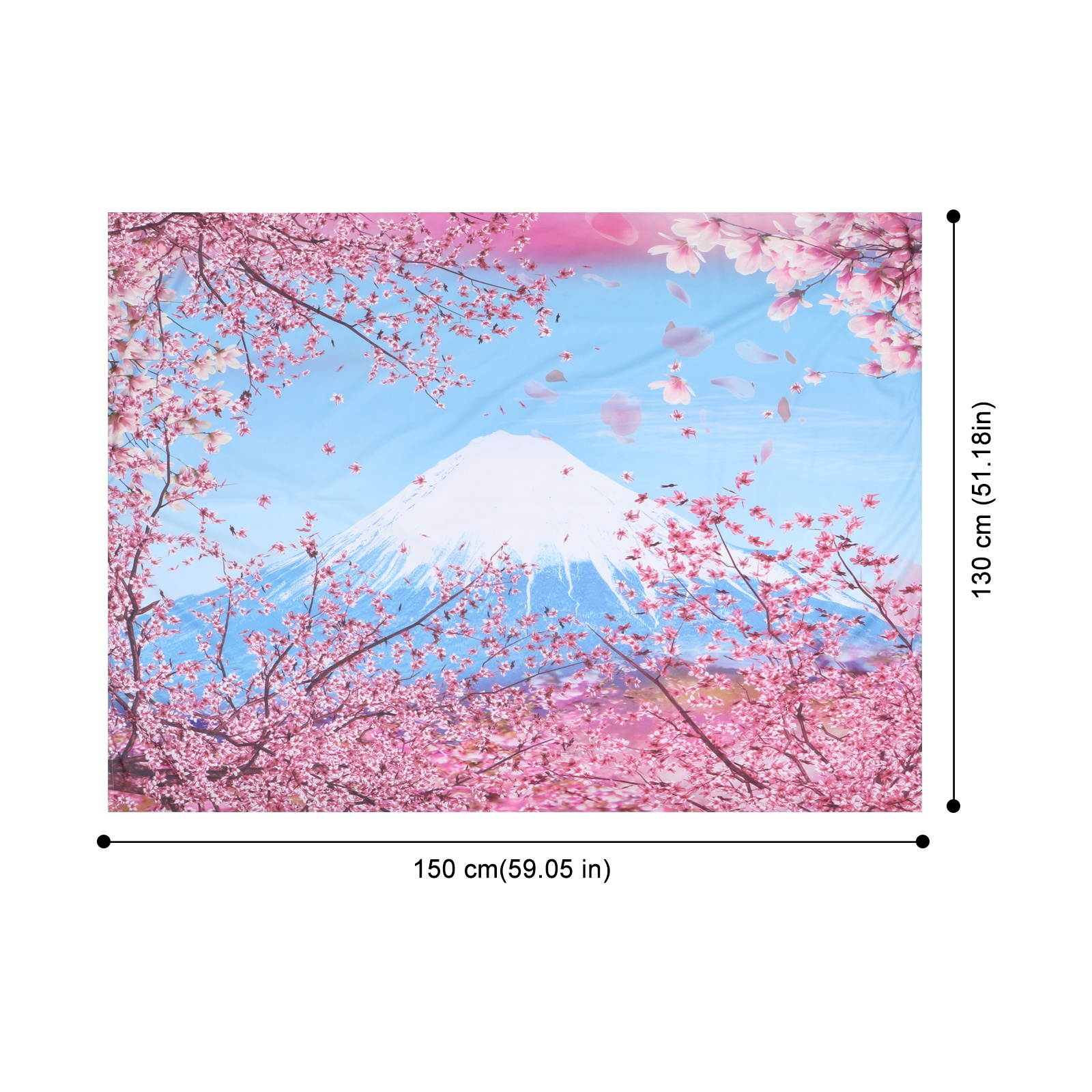 1pc Japanese Style Bedroom Wall Hanging Cloth Decorative Wall Tapestry