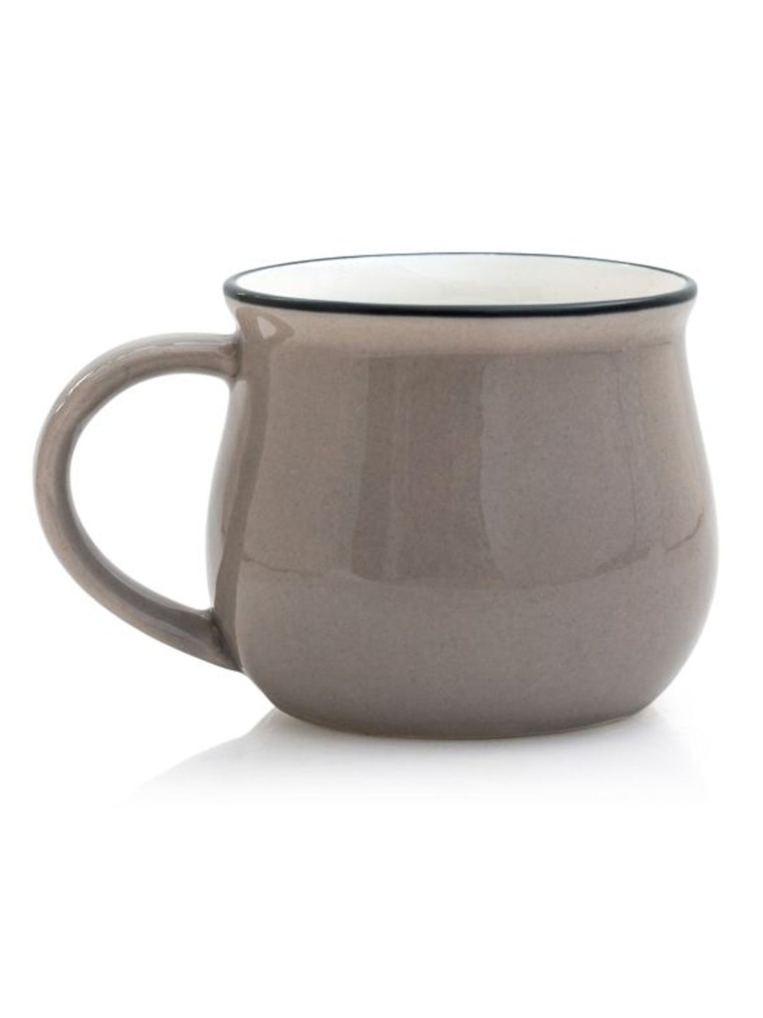 JCPL Multicolor Ceramic Milk & Coffee Mug (0.22L) - Set of 6