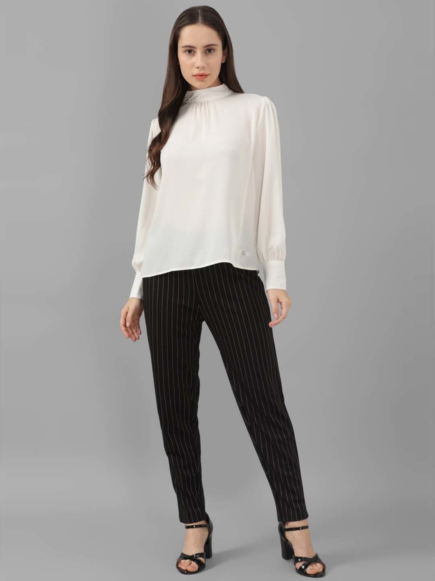 Allen Solly White Regular Fit Top
