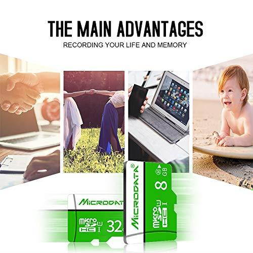 Alice Zeng 8GB U1 Green and White TF (Micro SD) Memory Card