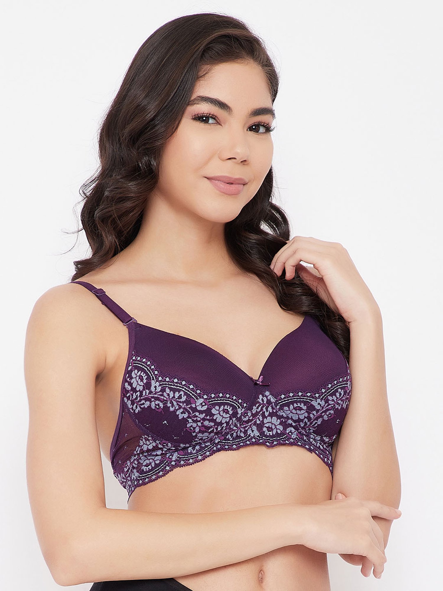 Tweens Peach & Green Non Padded Bra (Pack Of 2)