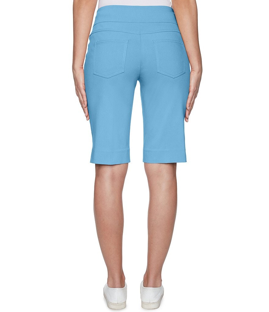 Westbound Petite Size the PARK AVE fit Indigo Skimmer Shorts