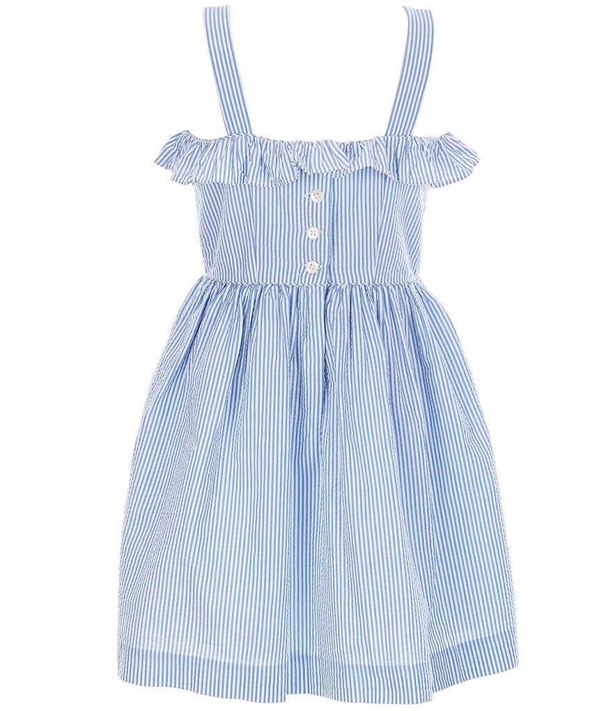 Guess Big Girls 7-16 Striped Overall Dress