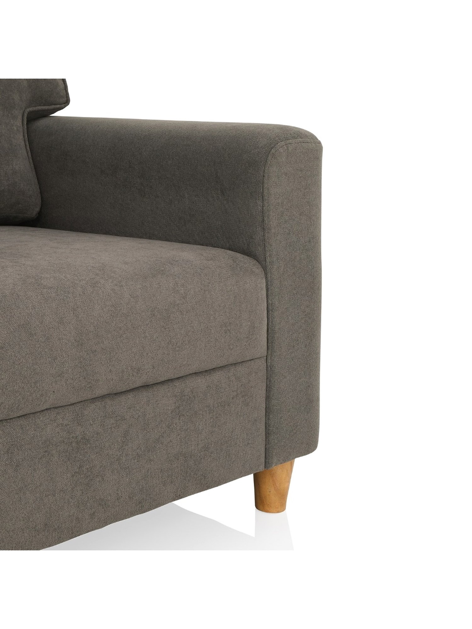 Duroflex Utopia Grey Pinewood 1 Seater Sofa