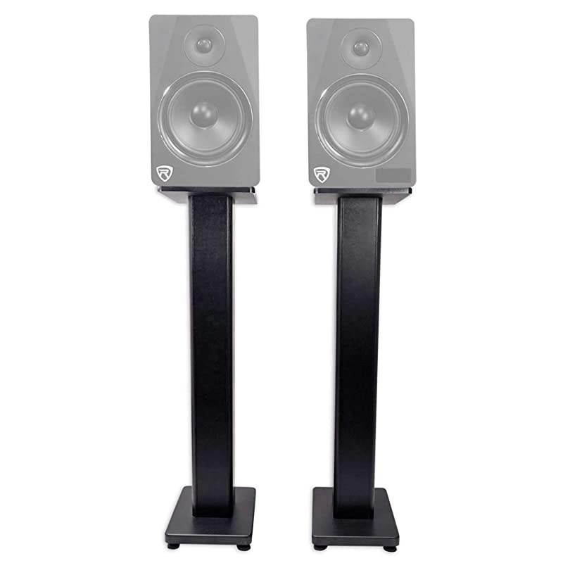 2  RHTSB 36 Inch Bookshelf Speaker Stands Surround Sound Home Theater