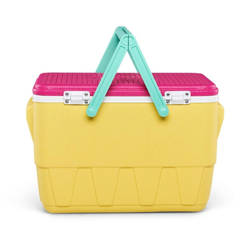 Igloo Picnic Basket Retro 25qt Cooler - Sunshine Yellow
