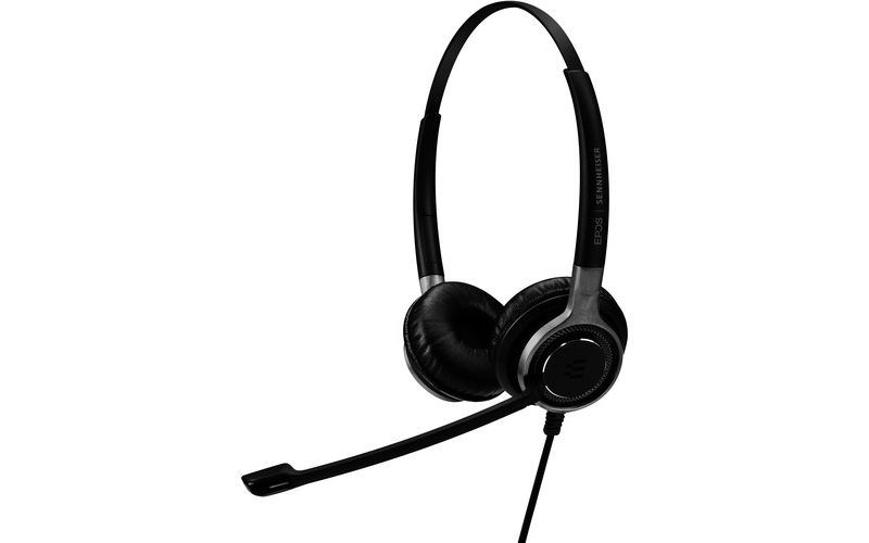 EPOS | SENNHEISER IMPACT SC 665 USB - Mini-phone (3.5mm), USB - Wired - 50 Hz - 18 kHz - On-ear - 9.51 ft Cable - Noise Canceling - Black/Silver