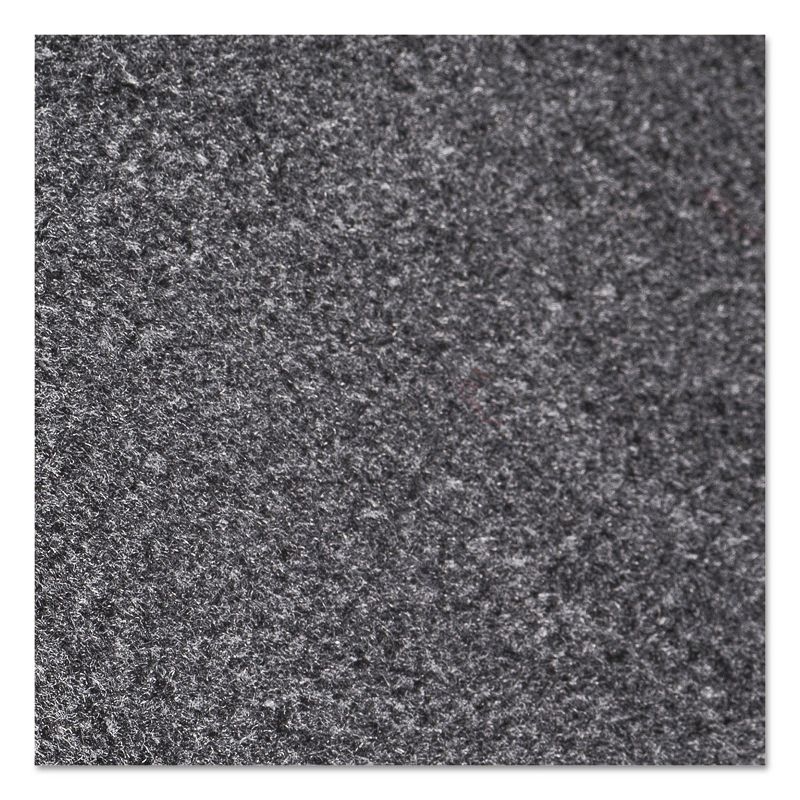 3'x5' Rectangle Solid Floor Mat Black - Crown