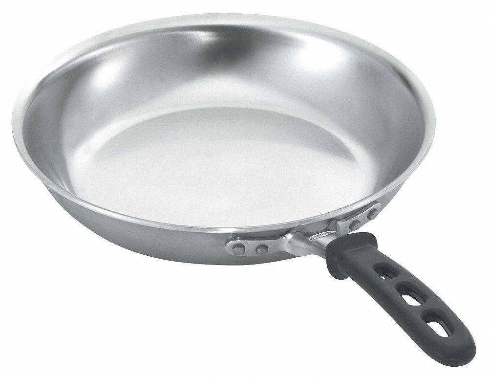 VOLLRATH 67910 Aluminum Fry Pan,Dia 10