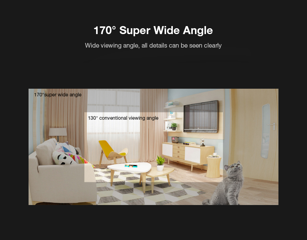 Xiaomi Outdoor AI Smart IP Camera 1080P FHD 170&deg; Vision IR Night Vision IP65 Protection 2-way Audio WHITE US Plug