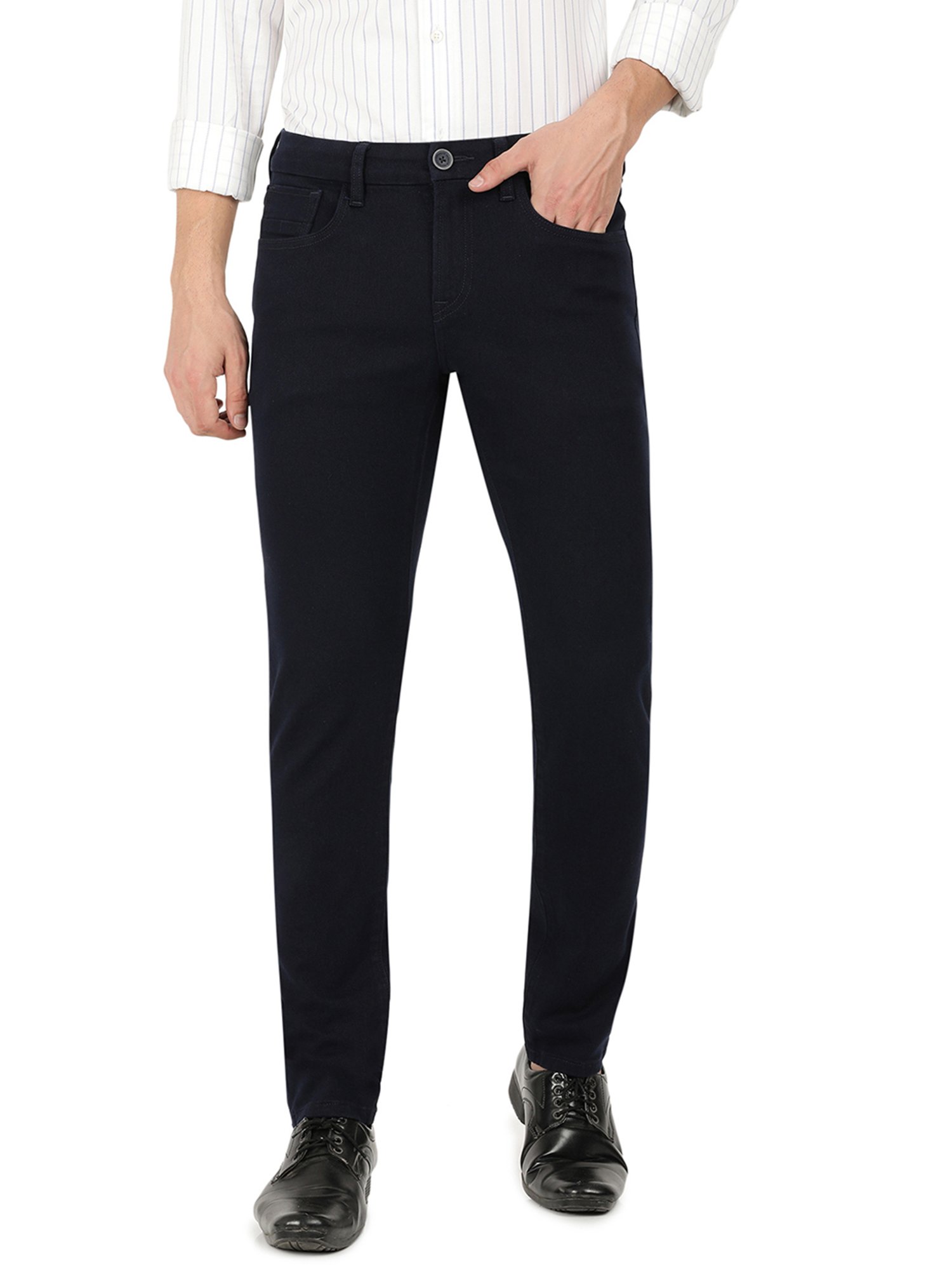 EVERBLUE Stay Blue Midrise Five Pocket Trousers