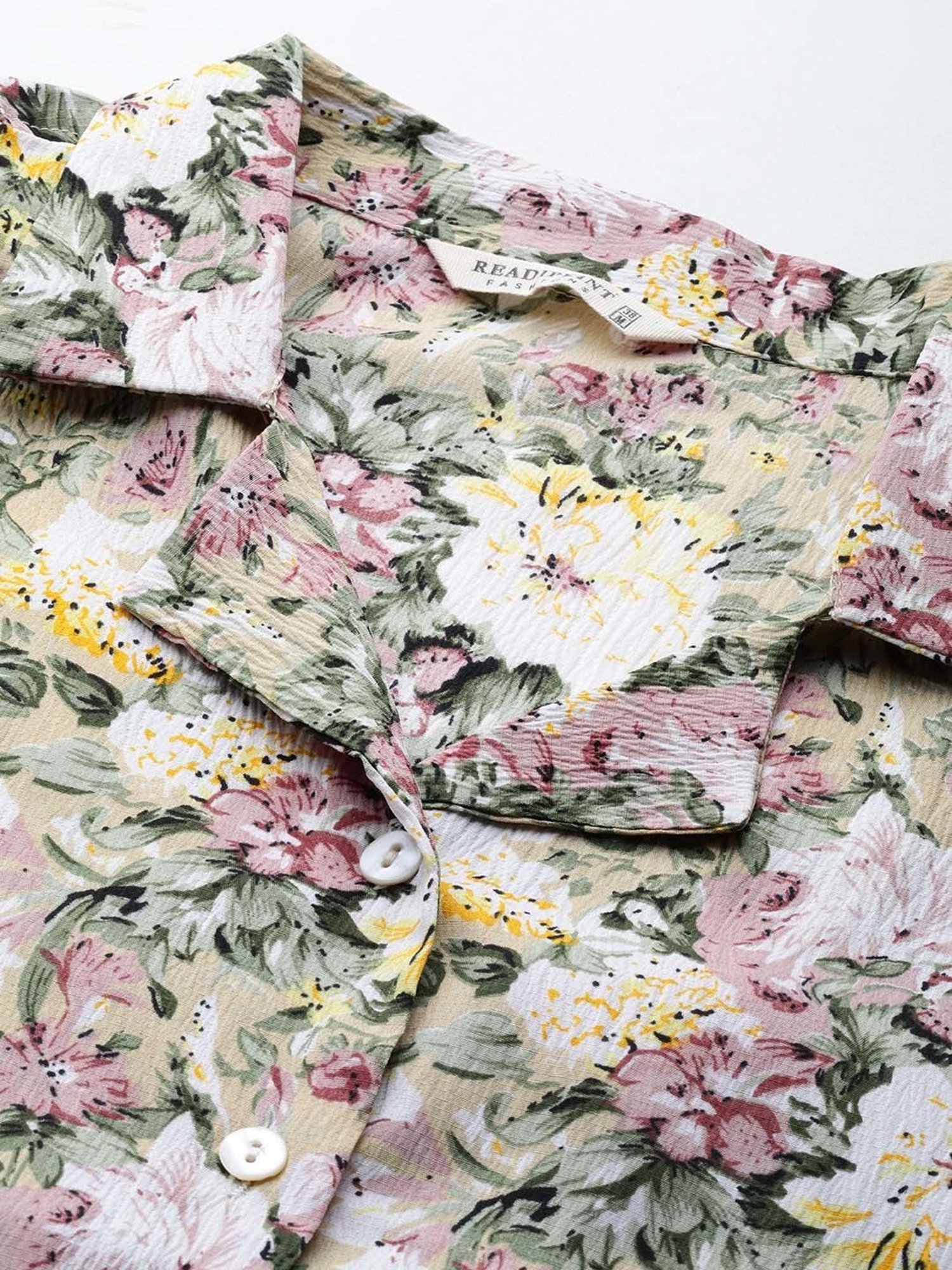 Melon by PlusS Blue Printed Shirt Pant Set