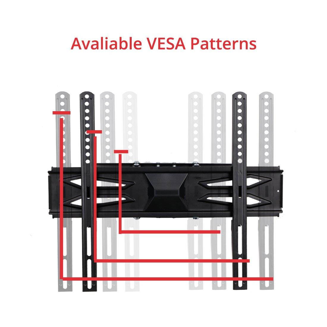 Fleximounts A22 TV Wall Mount for Most 32"-60" LED LCD Plasma Flat Screen up to VESA 400x400mm with Full Motion Articulating Tilt Swivel Bracket