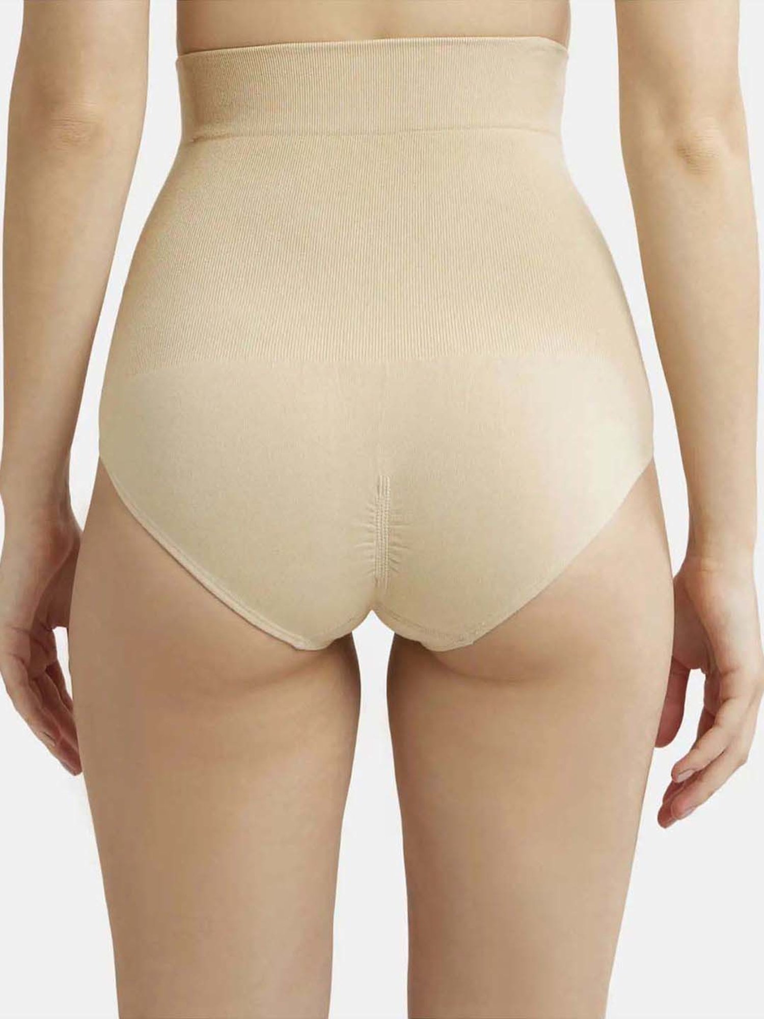 Jockey SH04 Women's High Waist Cotton Rich Elastane Stretch Seamfree Bikini Shapewear