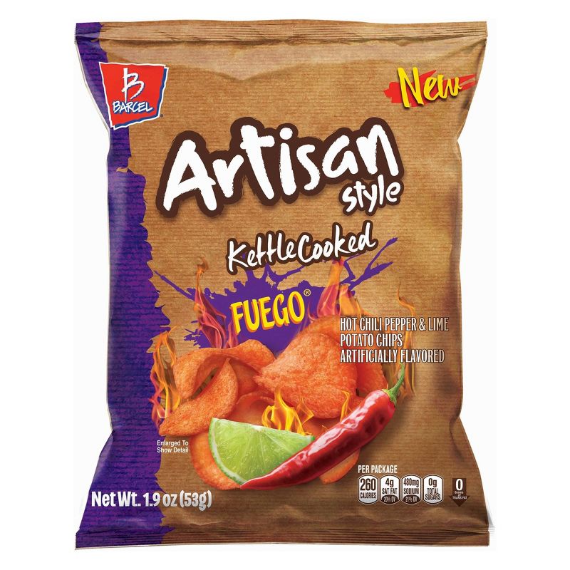 Barcel Fuego Kettle Cooked Potato Chips - 1.9oz