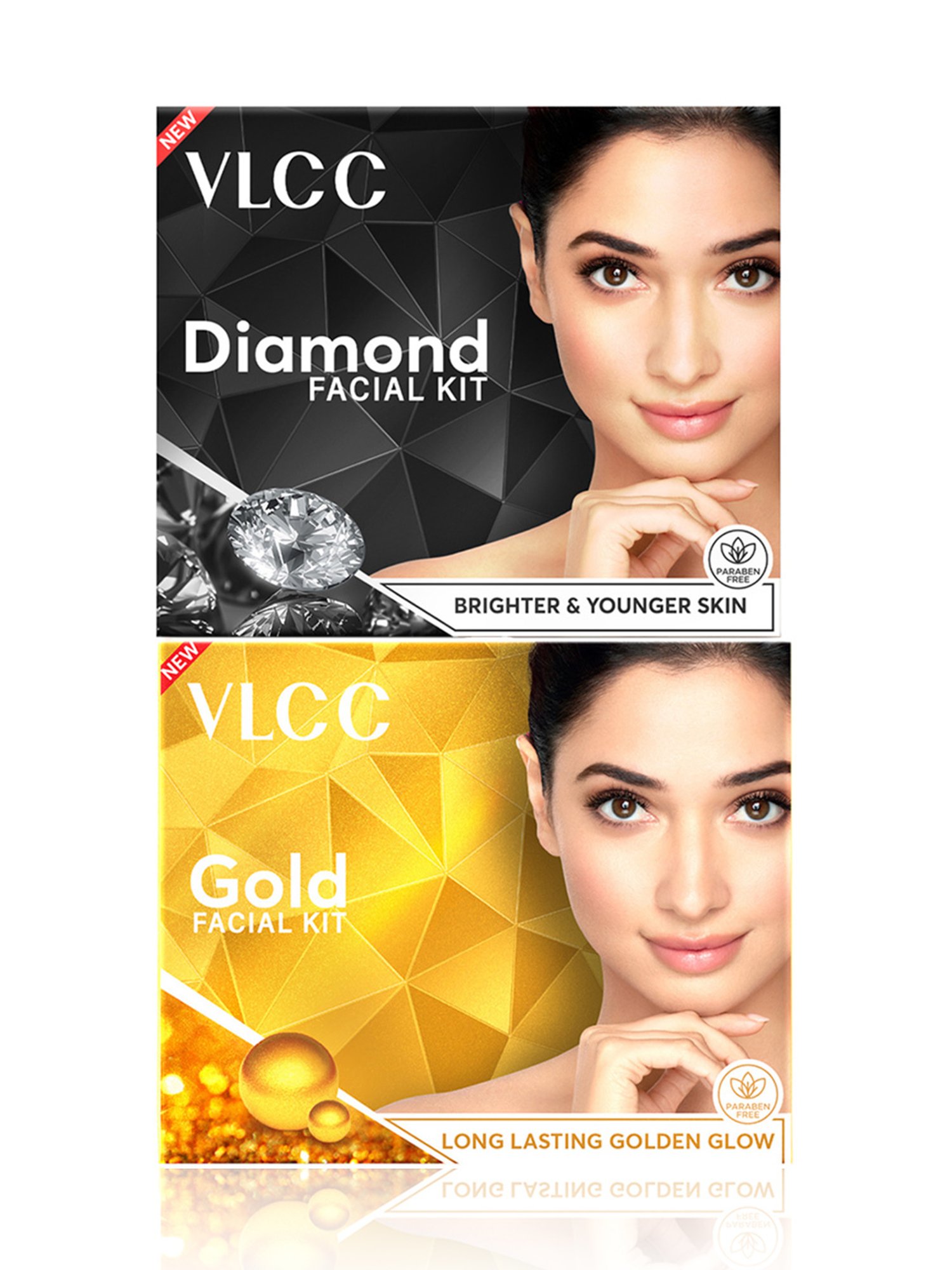 VLCC Gold and Diamond Facial Kit Combo